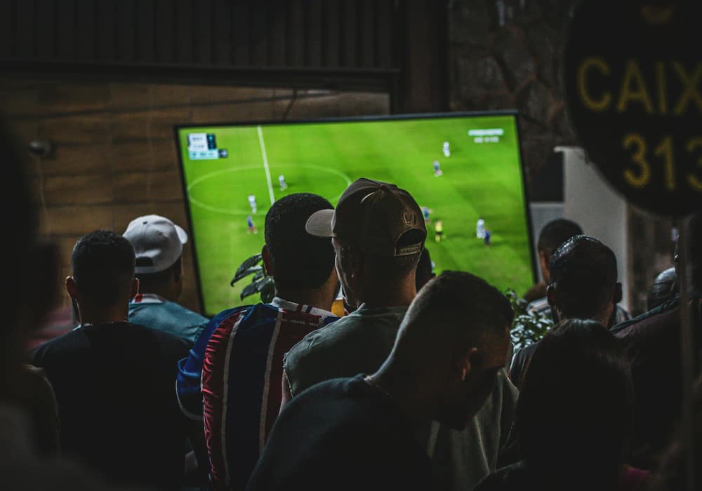 UCL Final, big screen